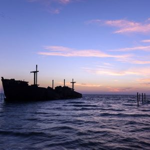 Greek Ship In Kish