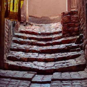 the alley Abyaneh Village