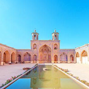 Out Side View Of Nasir-ol Molk Mosque , Iransense Travel Agency