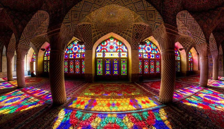 Pink Mosque In Shiraz , Iransense Travel Agency