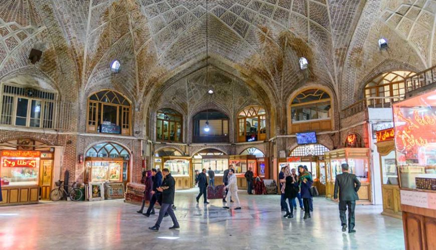 View Of Tabriz Traditional Market , Iransense Travel Agency