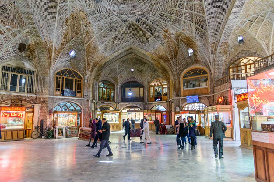 View Of Tabriz Traditional Market , Iransense Travel Agency