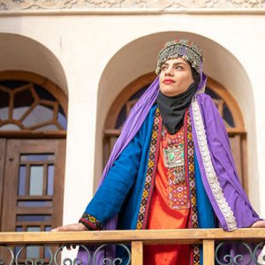 A Woman Wear A Traditional Cloth , Iransense Travel Agency